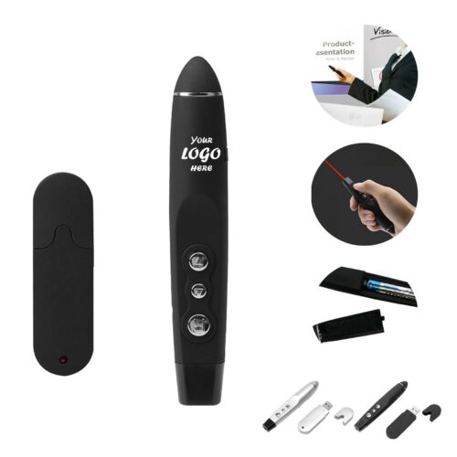 Wireless Presentation Remote Clicker With Red Pointer