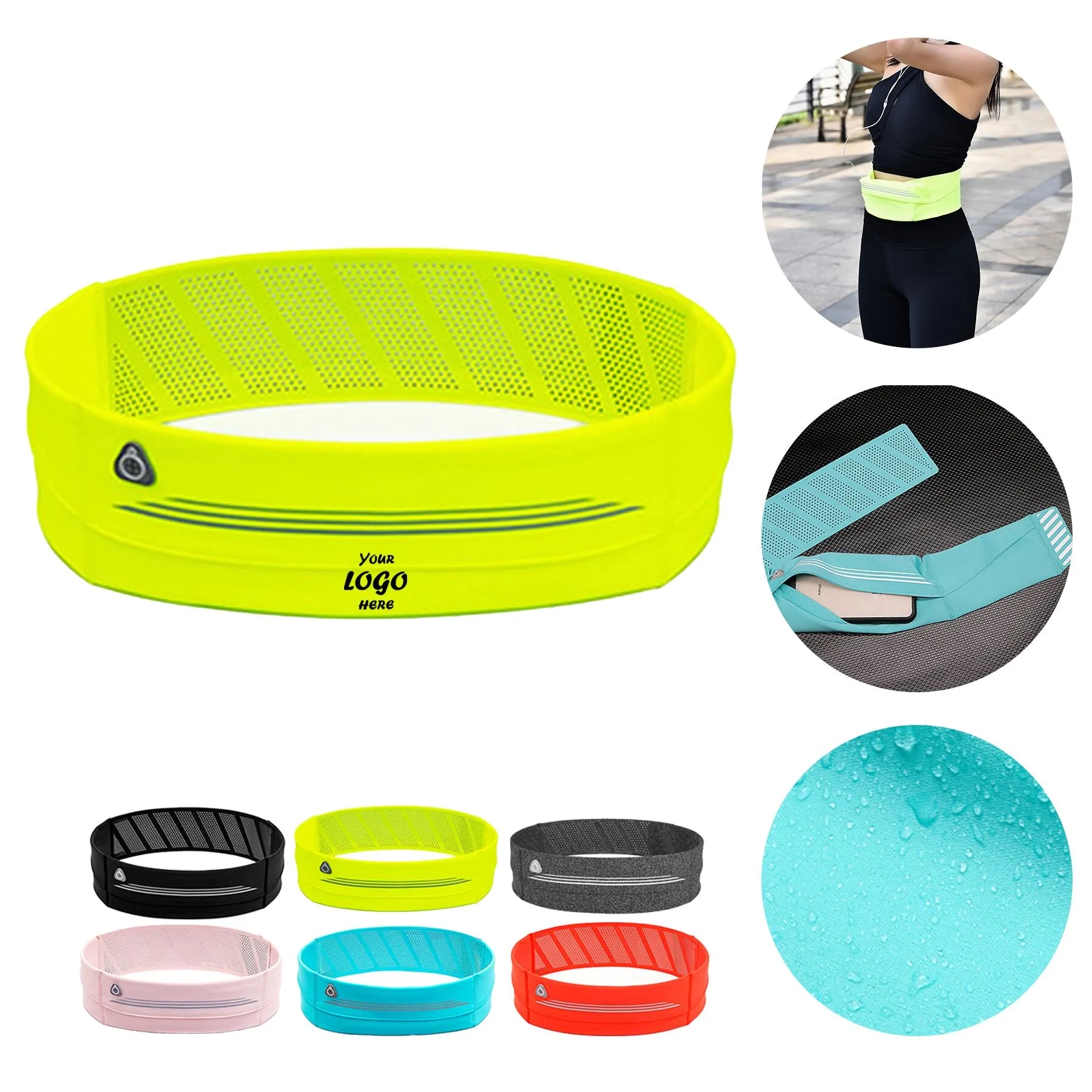 Adjustable Nylon Crossbody Waist Bag For Active Travel