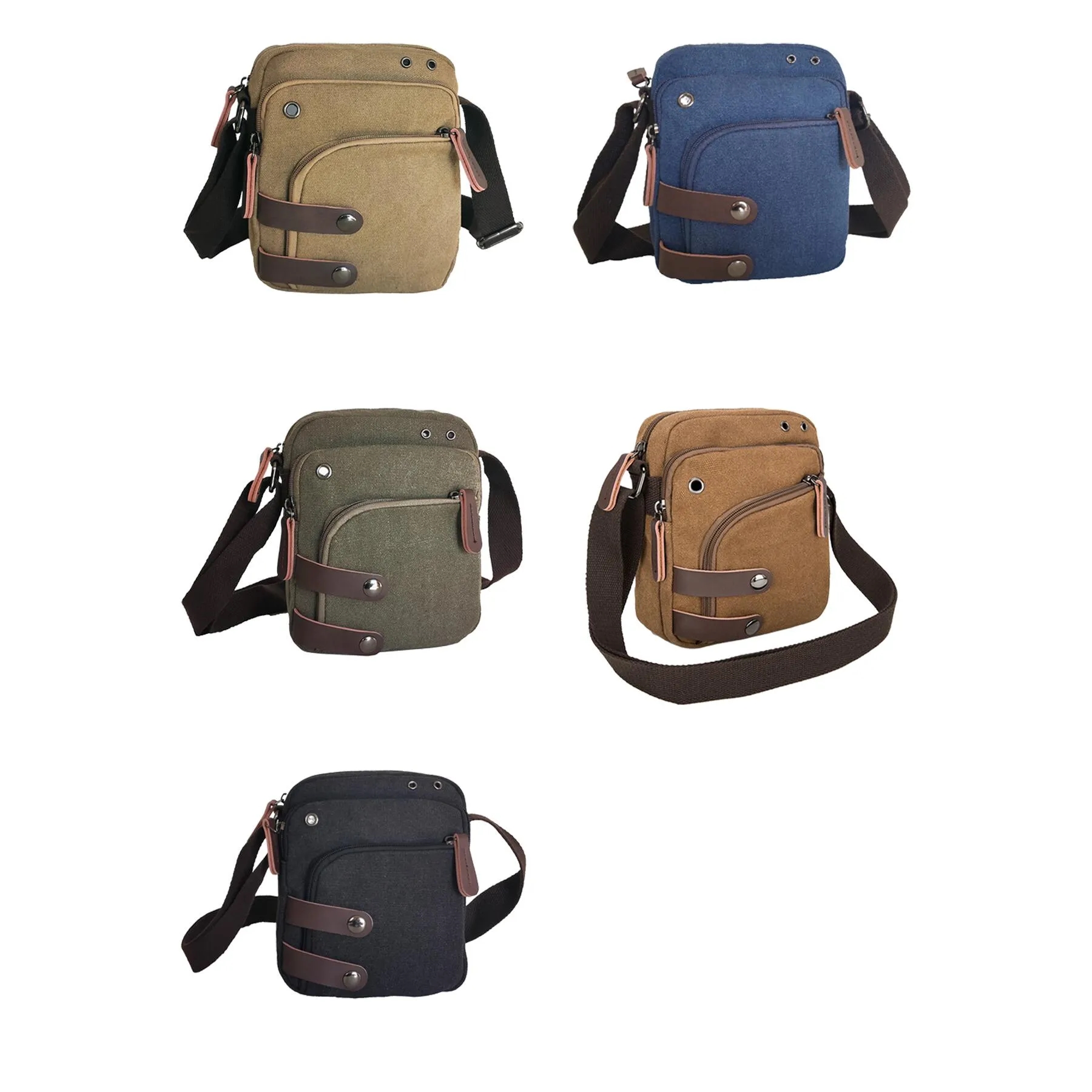 Water Repellent Sling Bag With Adjustable Strap - Image 3