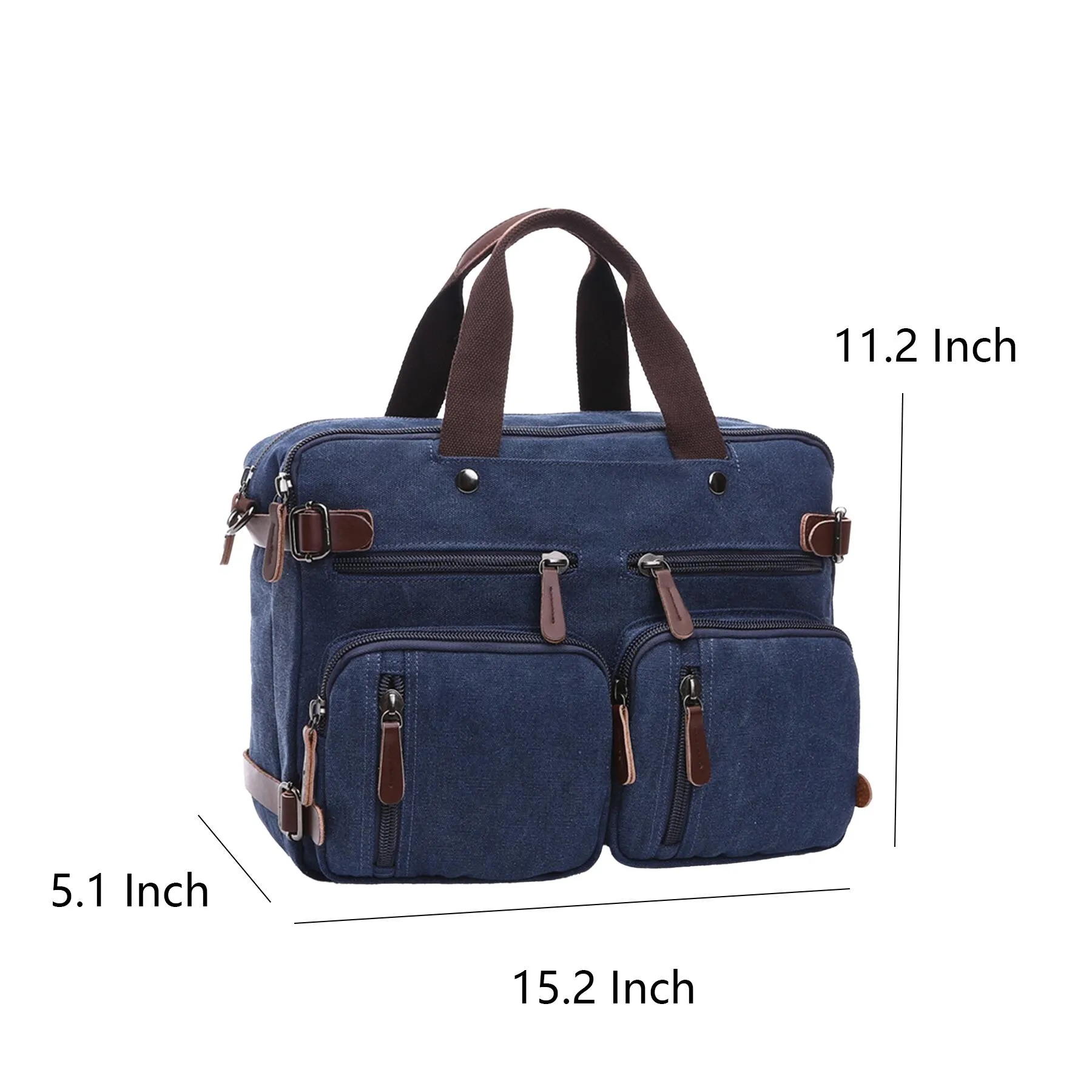 Compact Travel Duffle Backpack With Padded Straps - Image 2