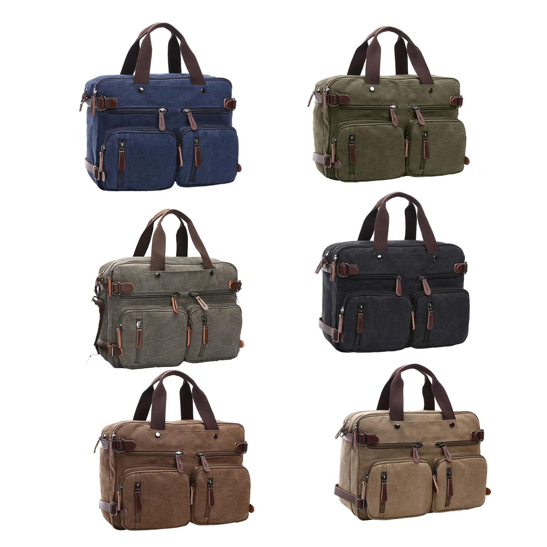 Compact Travel Duffle Backpack With Padded Straps - Image 3