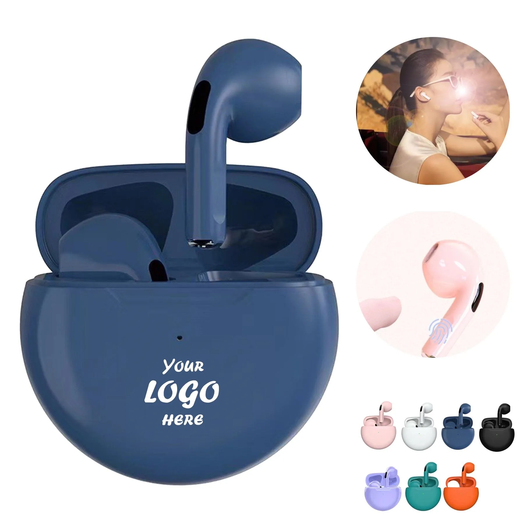 Fast Pairing Wireless Earbuds With Charging Case