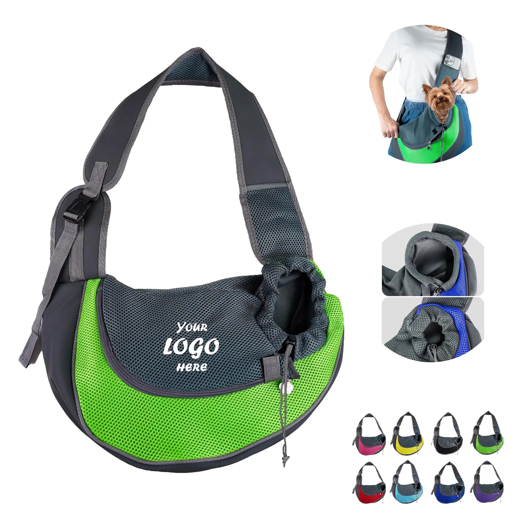 Hands Free Pet Carrier Bag With Phone Strap Pocket