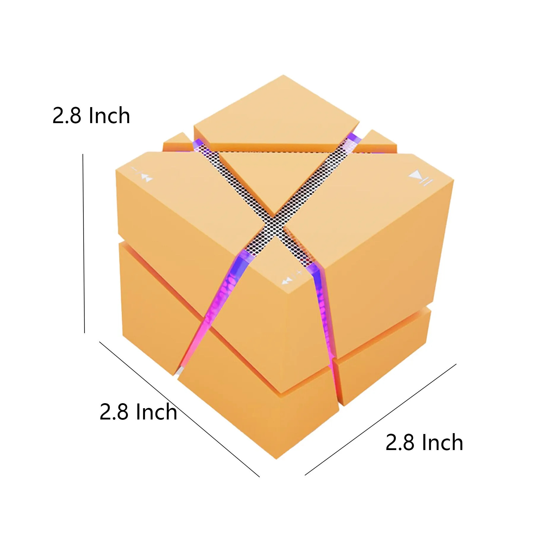 LED Bluetooth Cube Speaker With Multiple Play Modes - Image 2