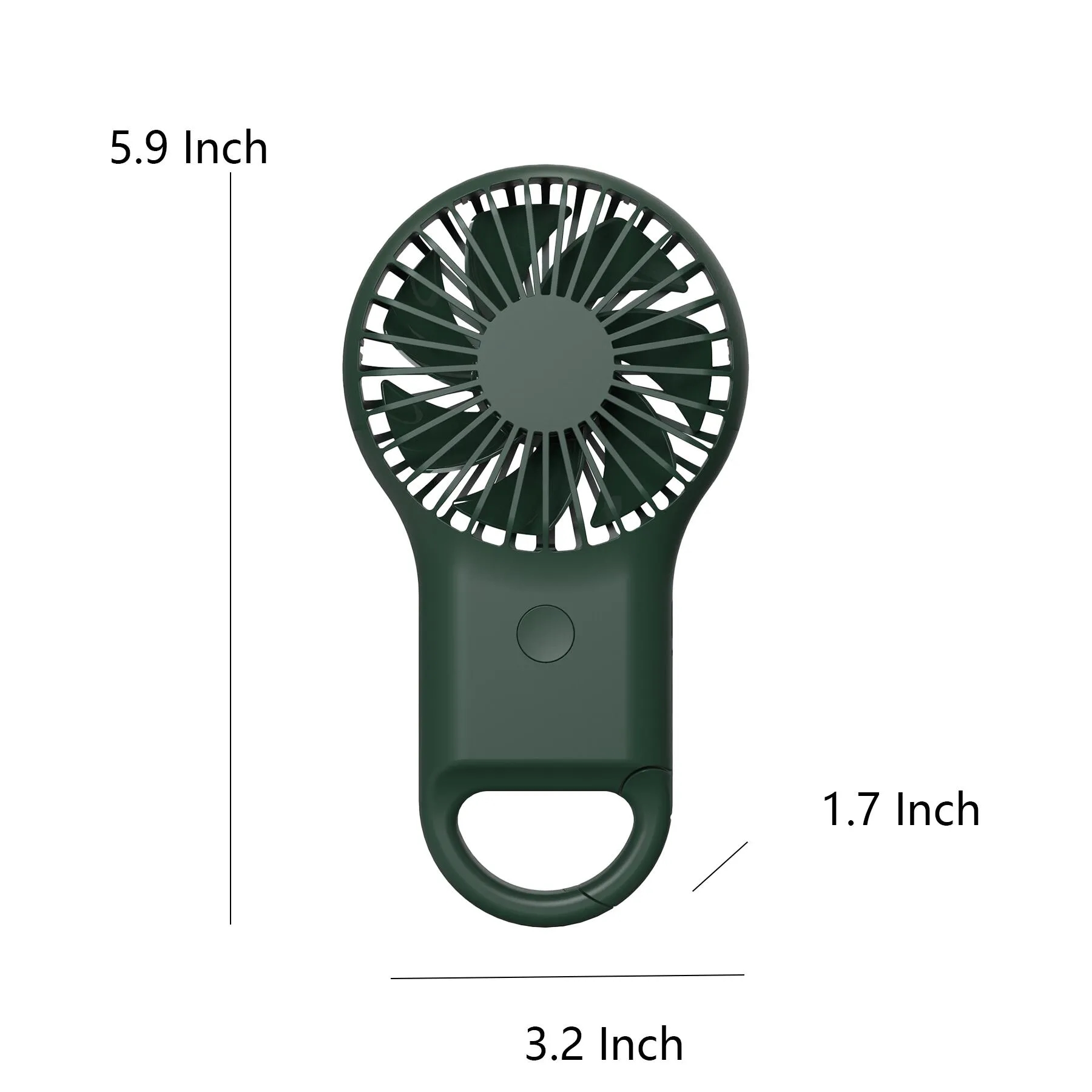 Rechargeable Fan With LED And Latch - Image 2