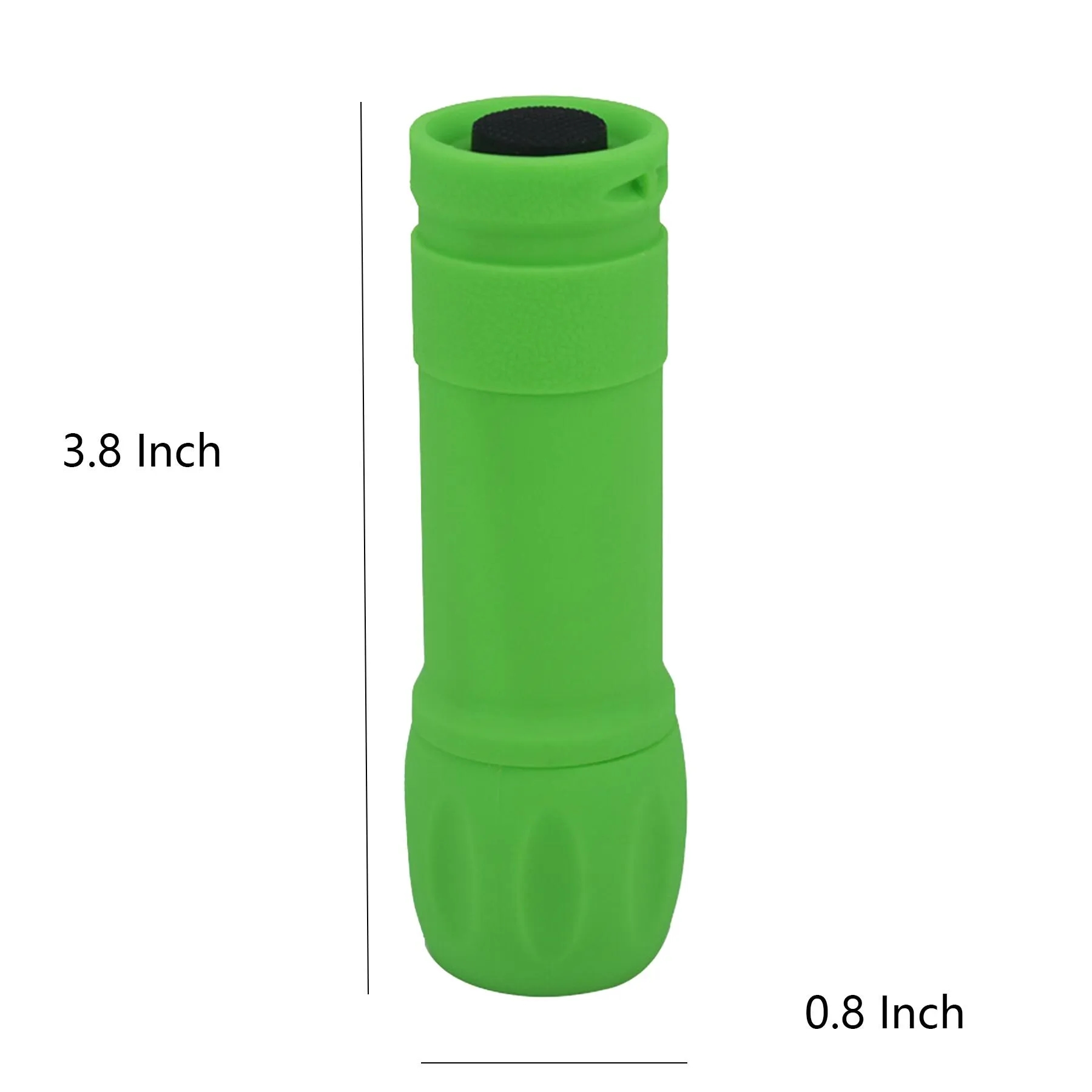 Rubberized LED Flashlight With Wrist Strap - Image 2