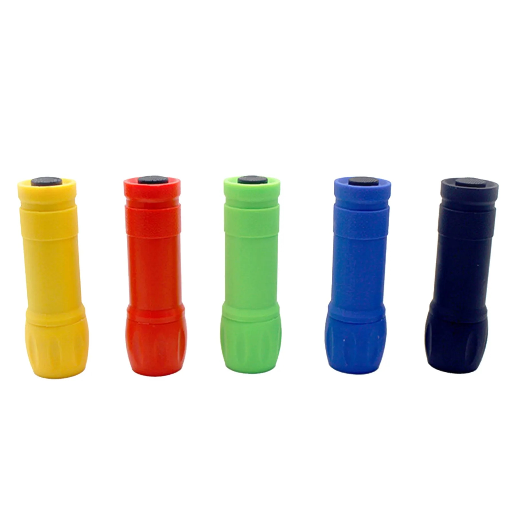 Rubberized LED Flashlight With Wrist Strap - Image 3