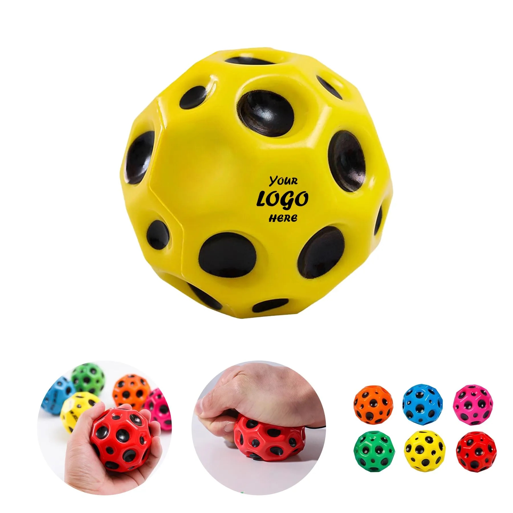 Extreme Bounce High Elasticity Moon Hole Ball