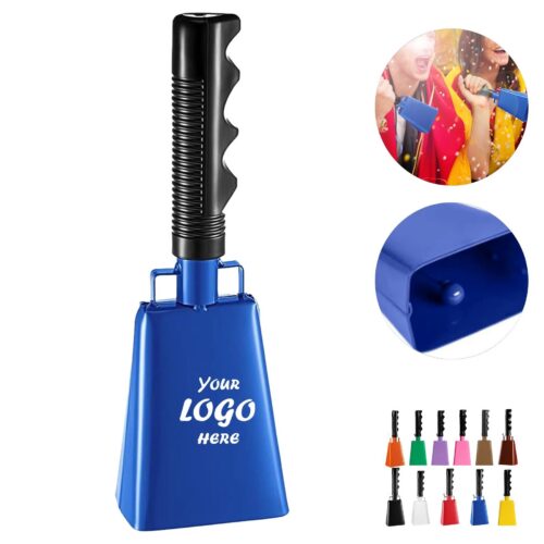 Loud Steel Cowbell With Handle For Sporting Events