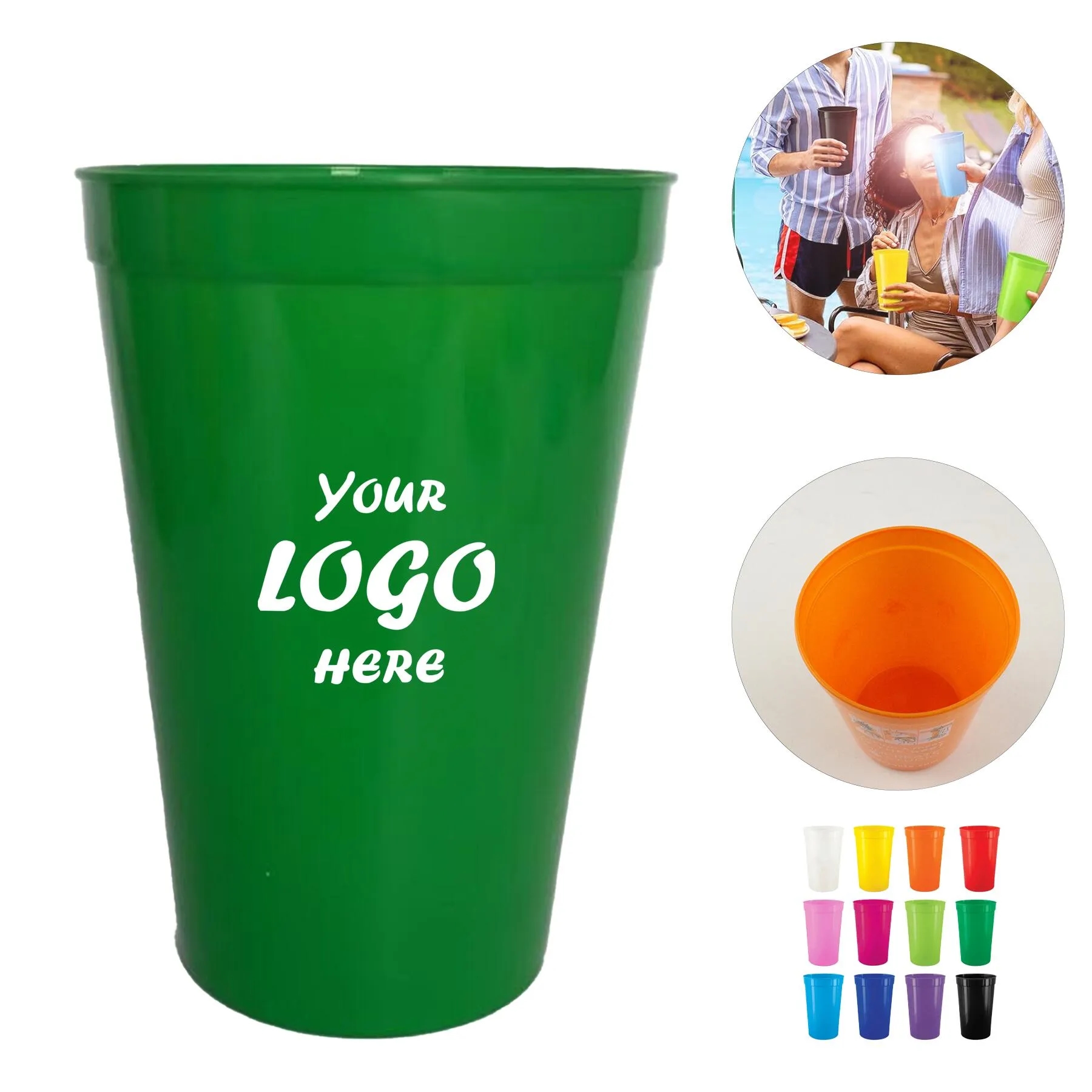 Reusable 16 Oz Stadium Cup For Game Day Beverages