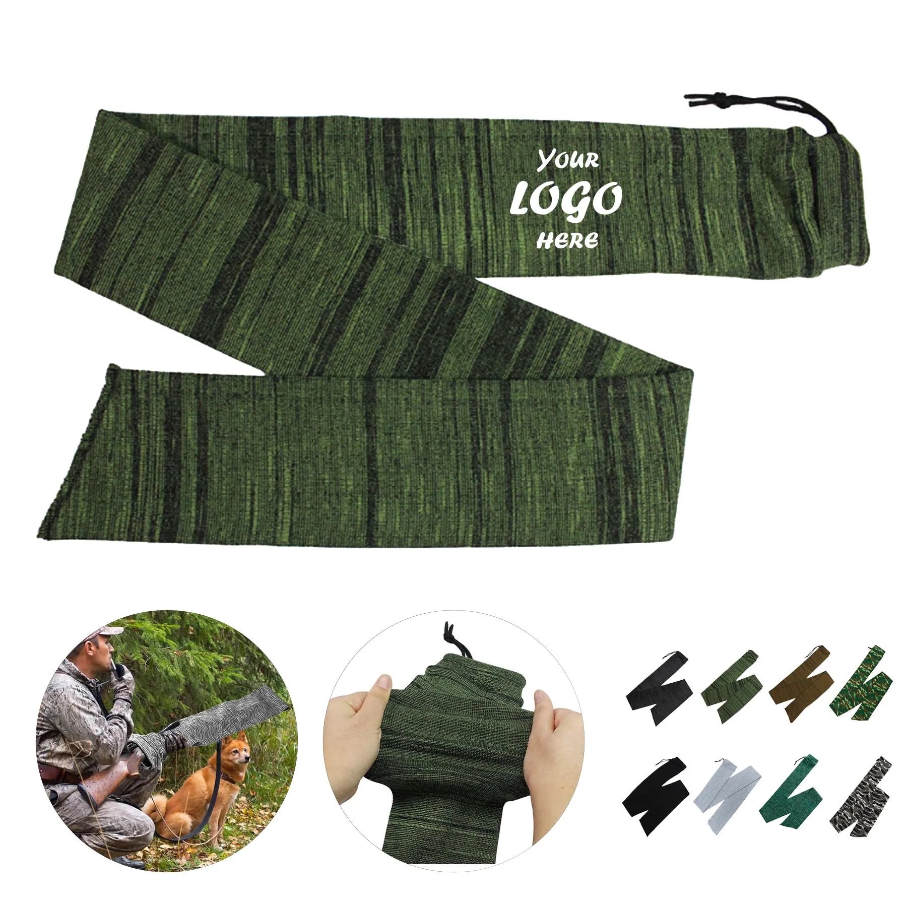 Drawstring Polyester Gun Storage Sleeve For Travel