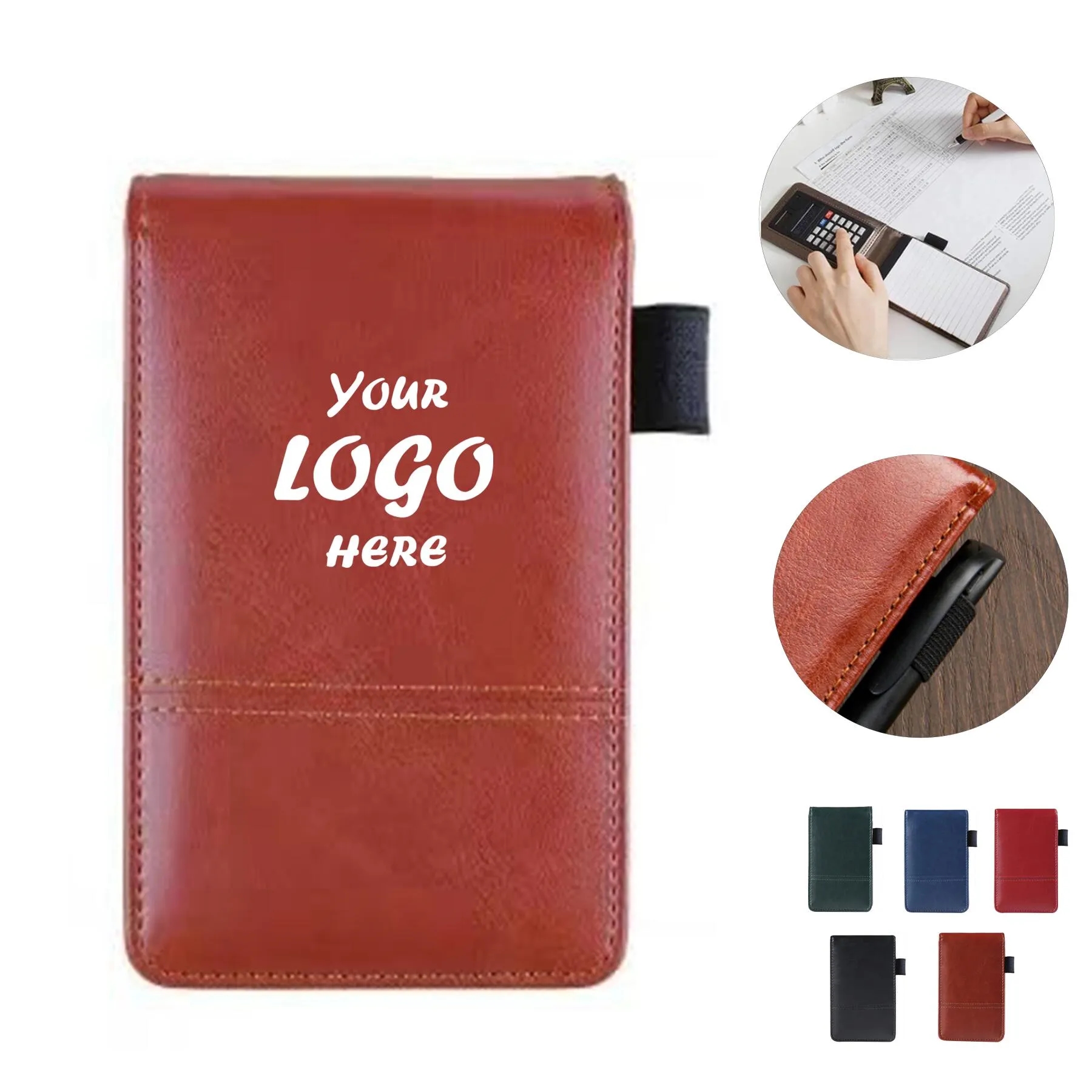 Pocket Calculator Writing Pad With Flip Up Notepad