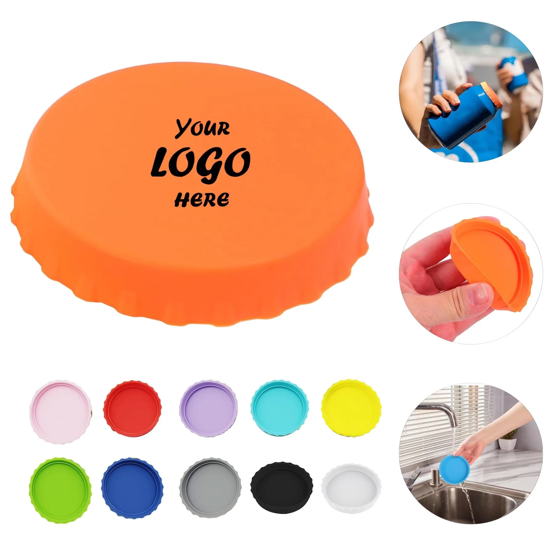 Leakproof Silicone Soda Can Lid For Fresh Drink Storage