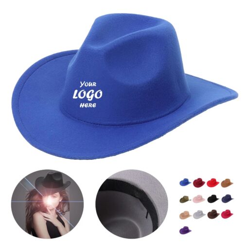 Classic Felt Cowboy Hat For Western Costume Parties