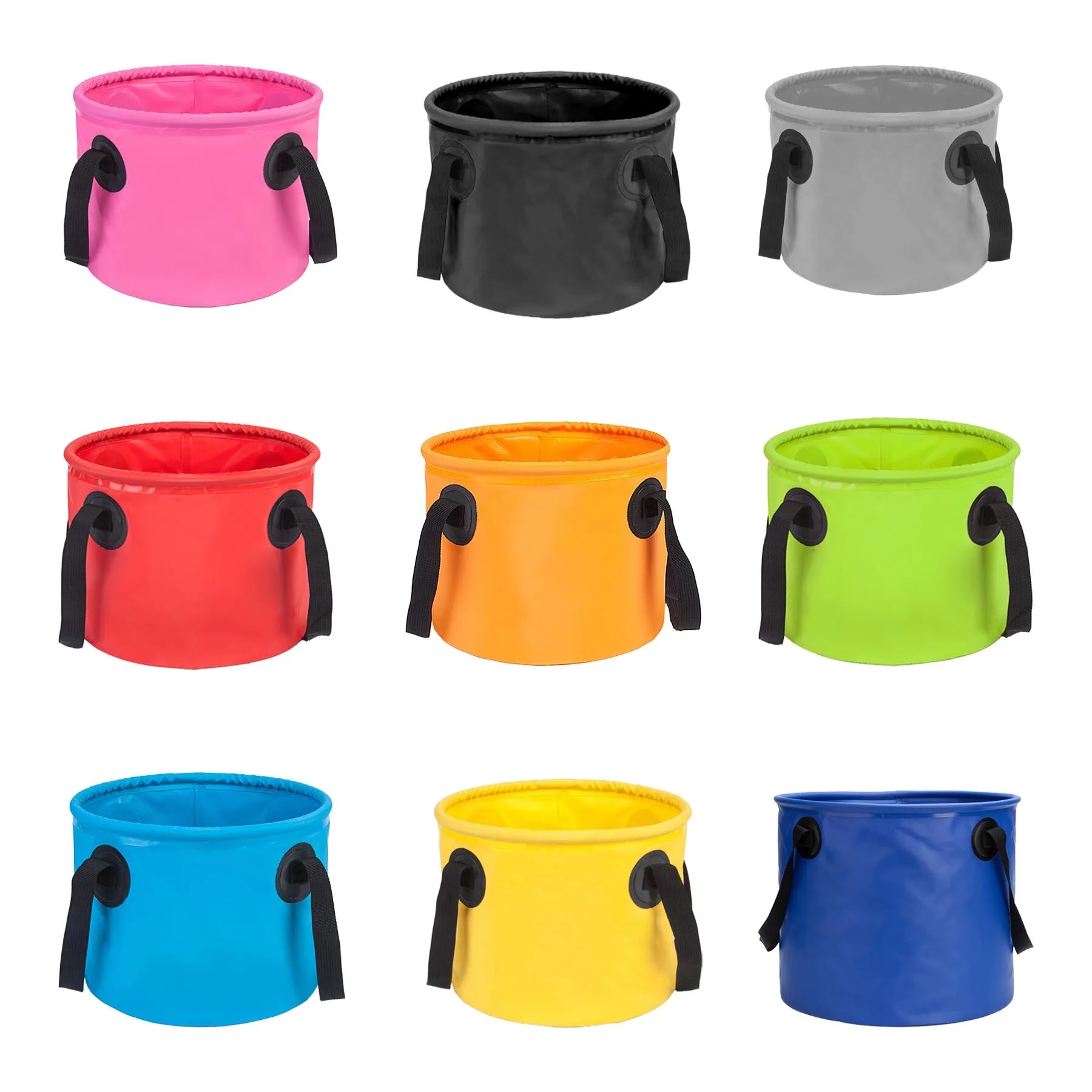 Collapsible 507 Oz PVC Water Bucket For Camping Trips - Image 3