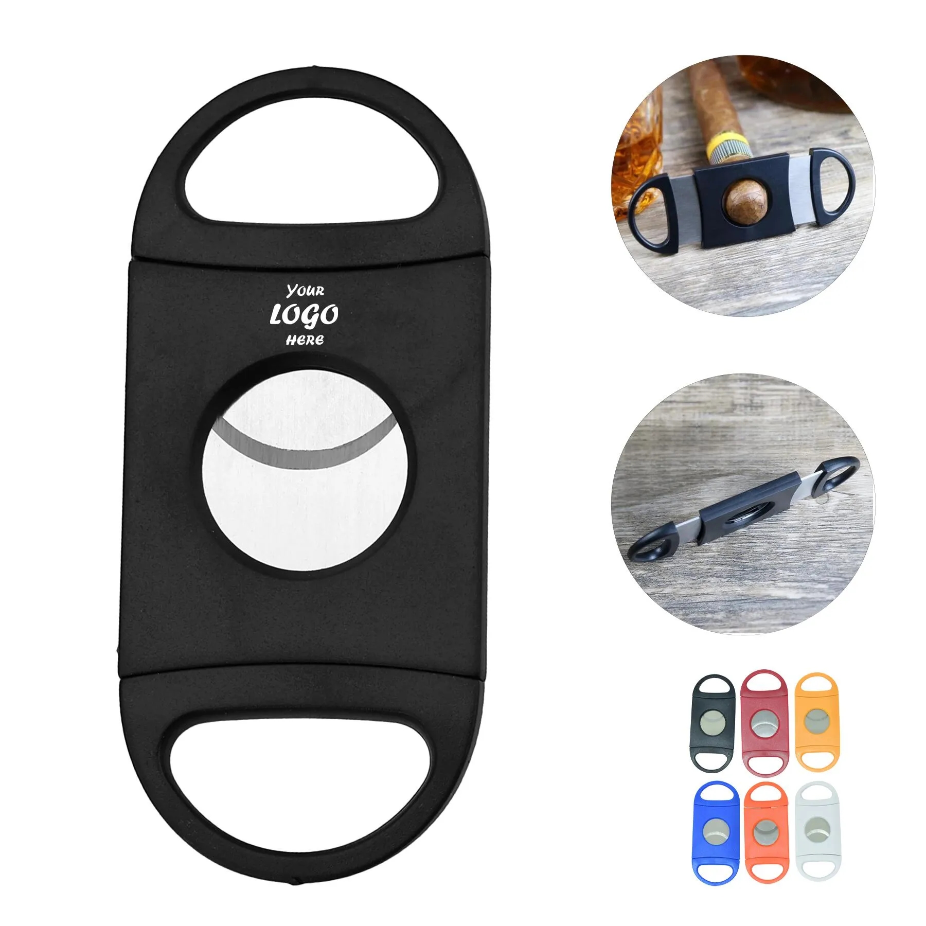 Pocket Size ABS Cigar Cutter For Clean Straight Cuts