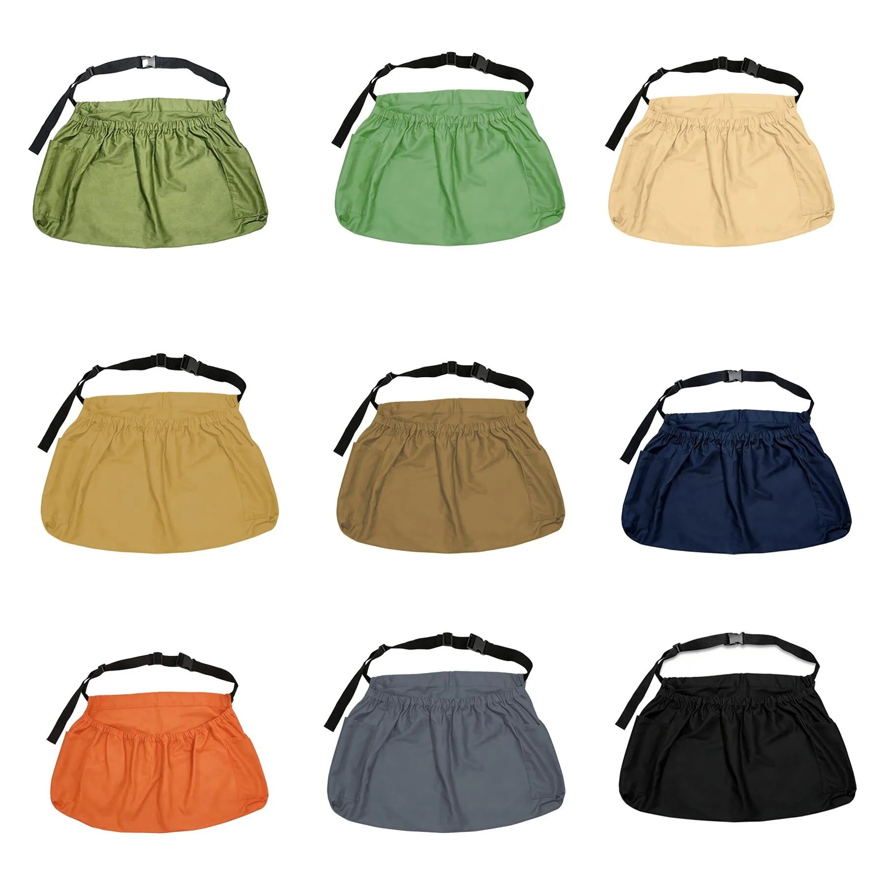 Heavy Duty Canvas Garden Harvest Apron With Pockets - Image 3