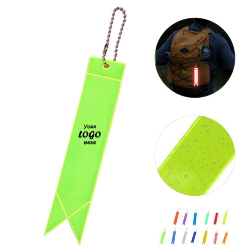 Reflective Keychain Strip For Night Safety Visibility