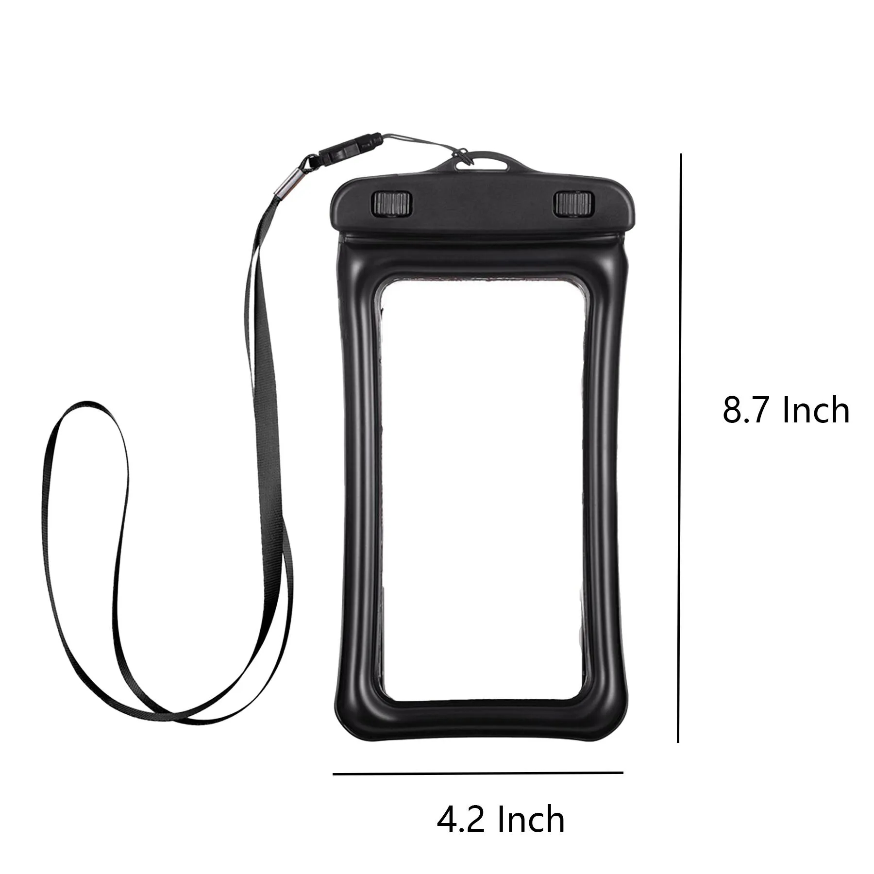 Waterproof Touchscreen Phone Pouch With Neck Strap - Image 2
