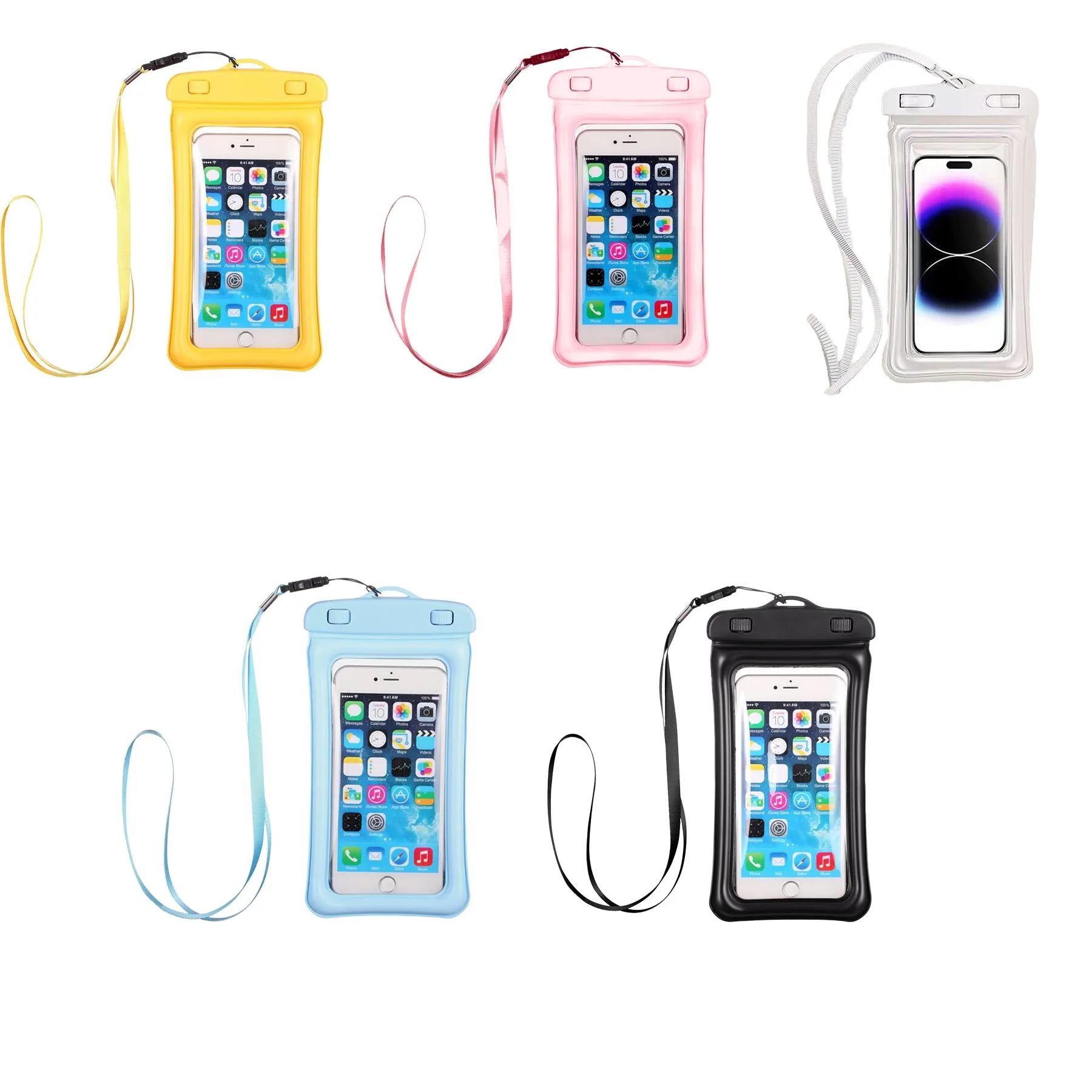 Waterproof Touchscreen Phone Pouch With Neck Strap - Image 3