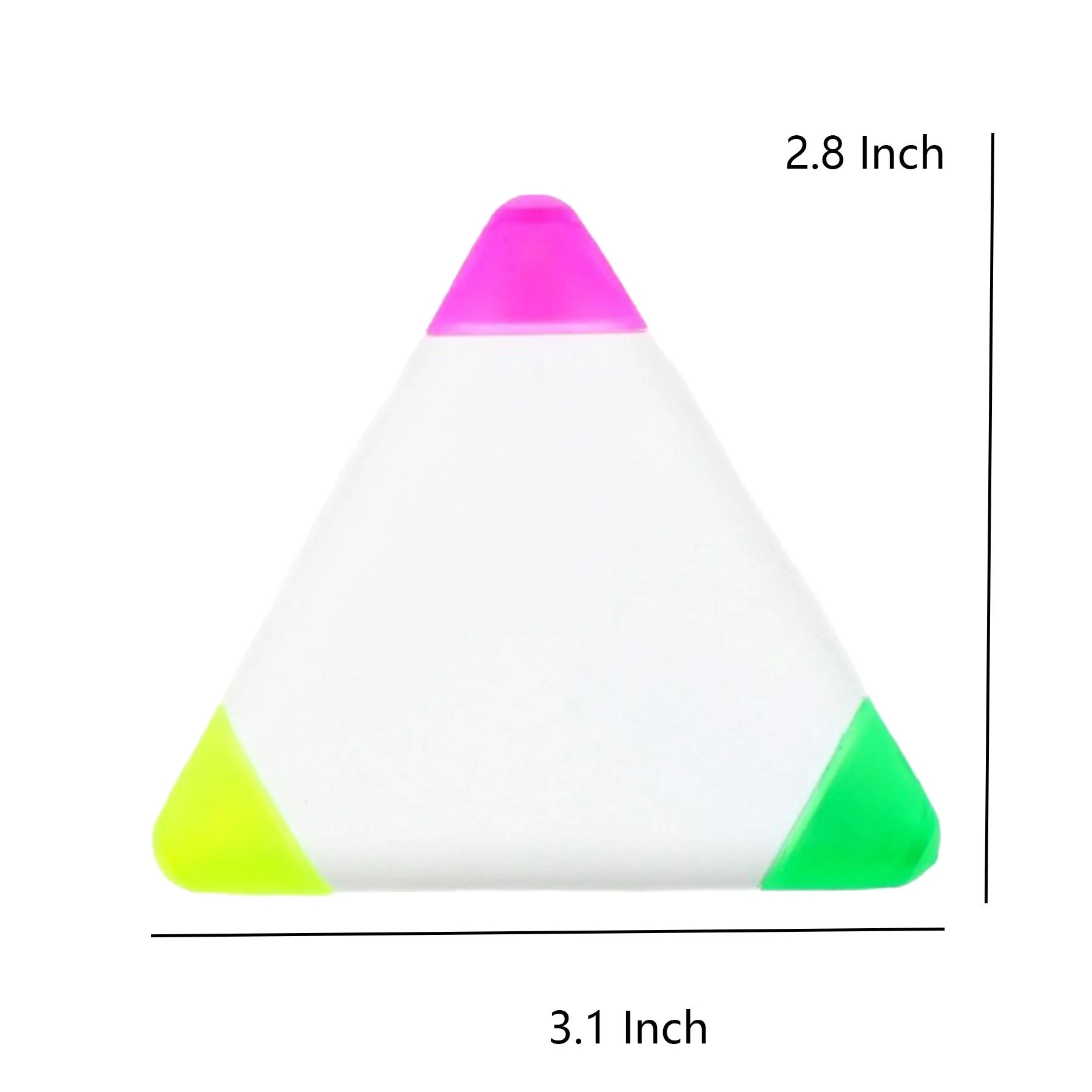 Three Color Triangle Highlighter Pen For Notes - Image 2