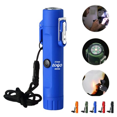 Waterproof Windproof LED Arc Lighter With Compass