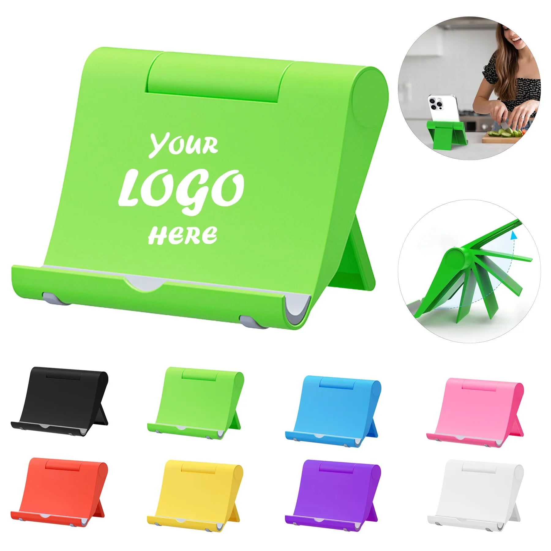 Foldable Multi Angle Phone And Tablet Desk Stand Holder
