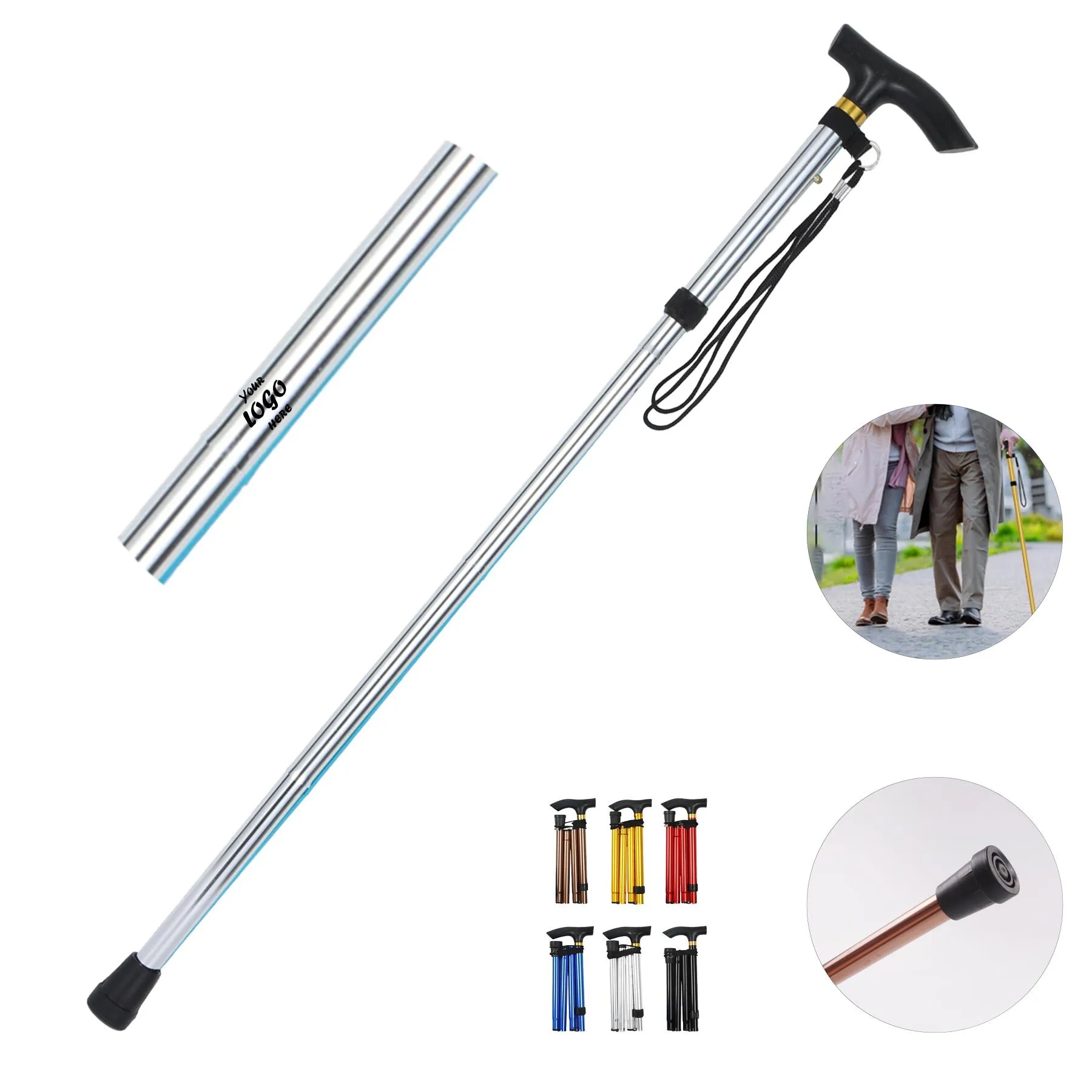 Adjustable Aluminum Trekking Poles For Hiking Trails