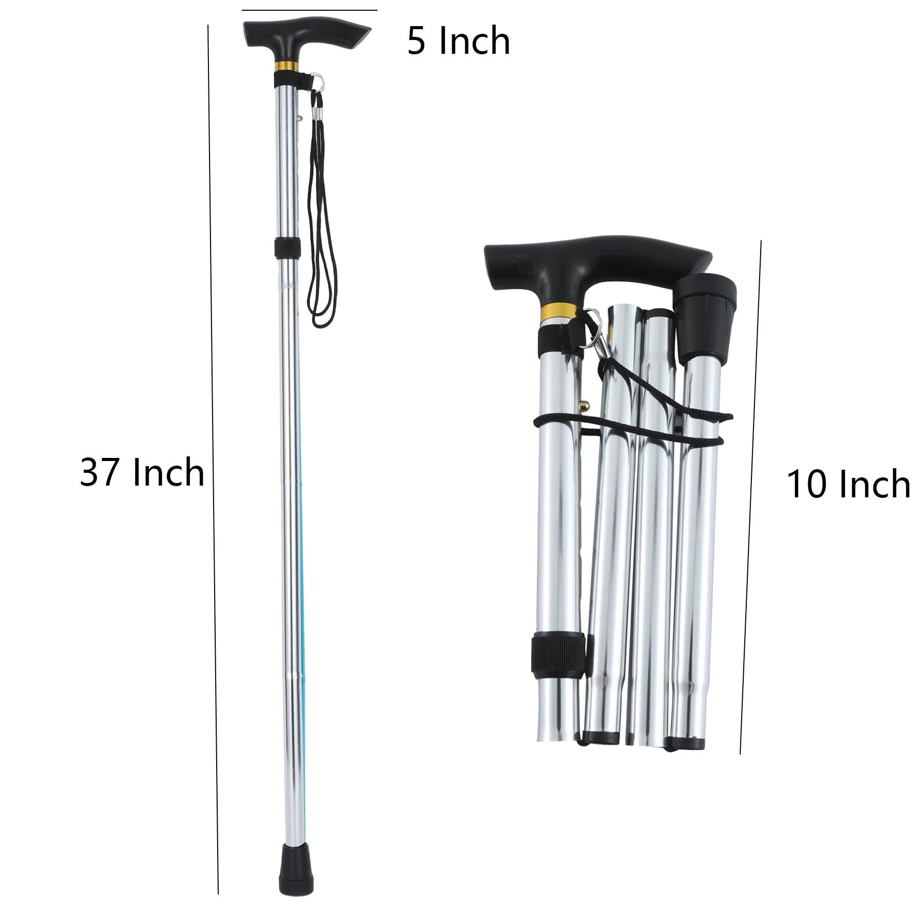Adjustable Aluminum Trekking Poles For Hiking Trails - Image 2