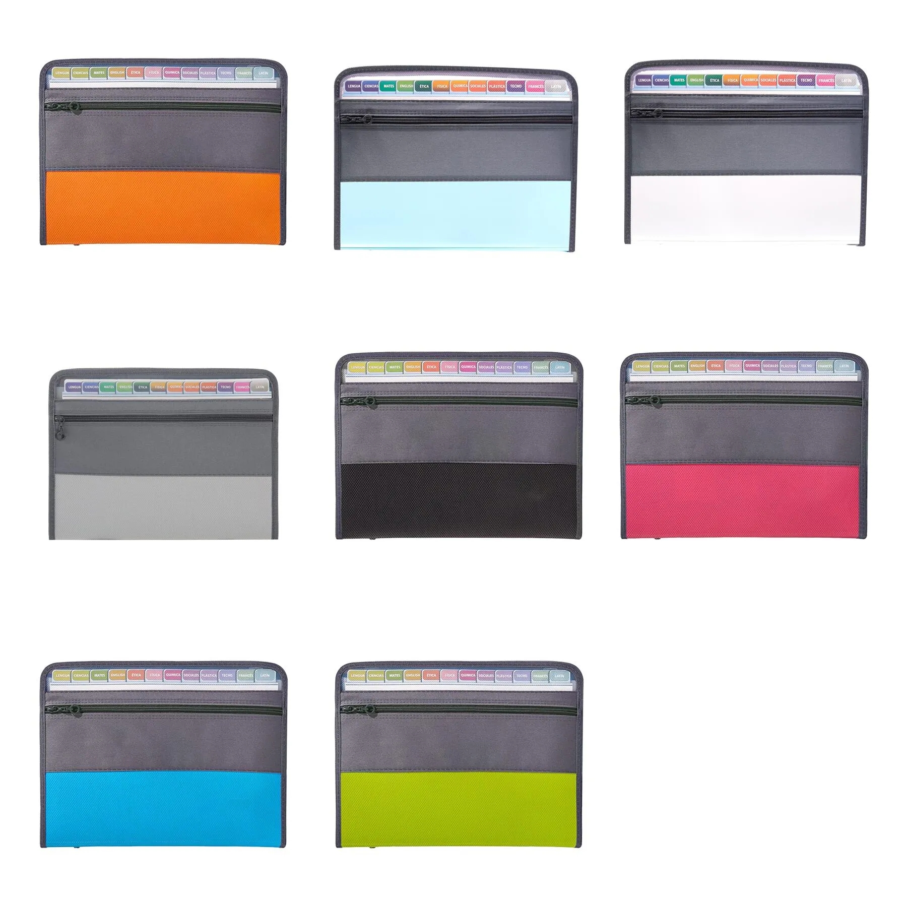 Expandable Zipper Document Folder With Carry Strap - Image 3