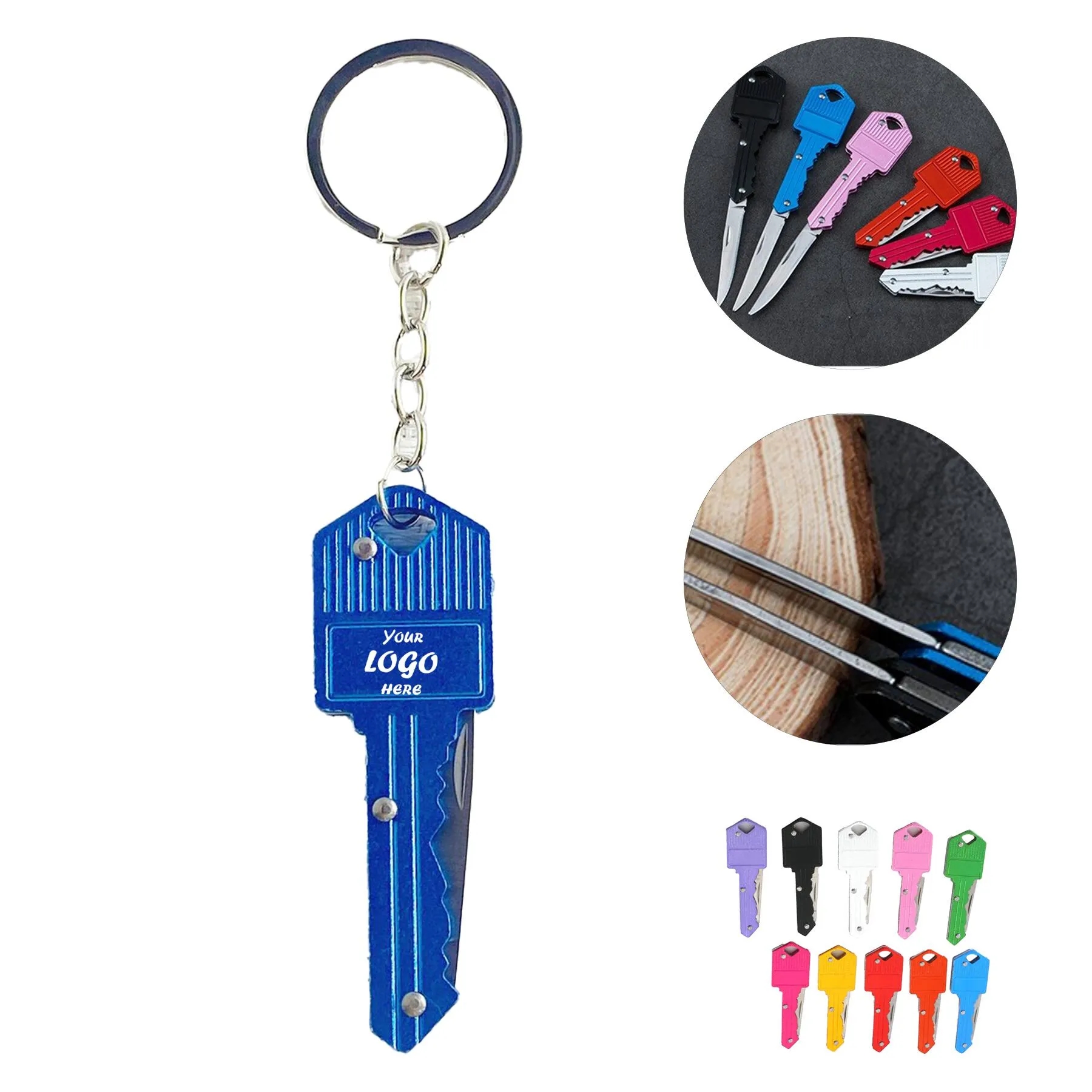 Heart Shaped Mini Folding Key Knife For Travel Kits