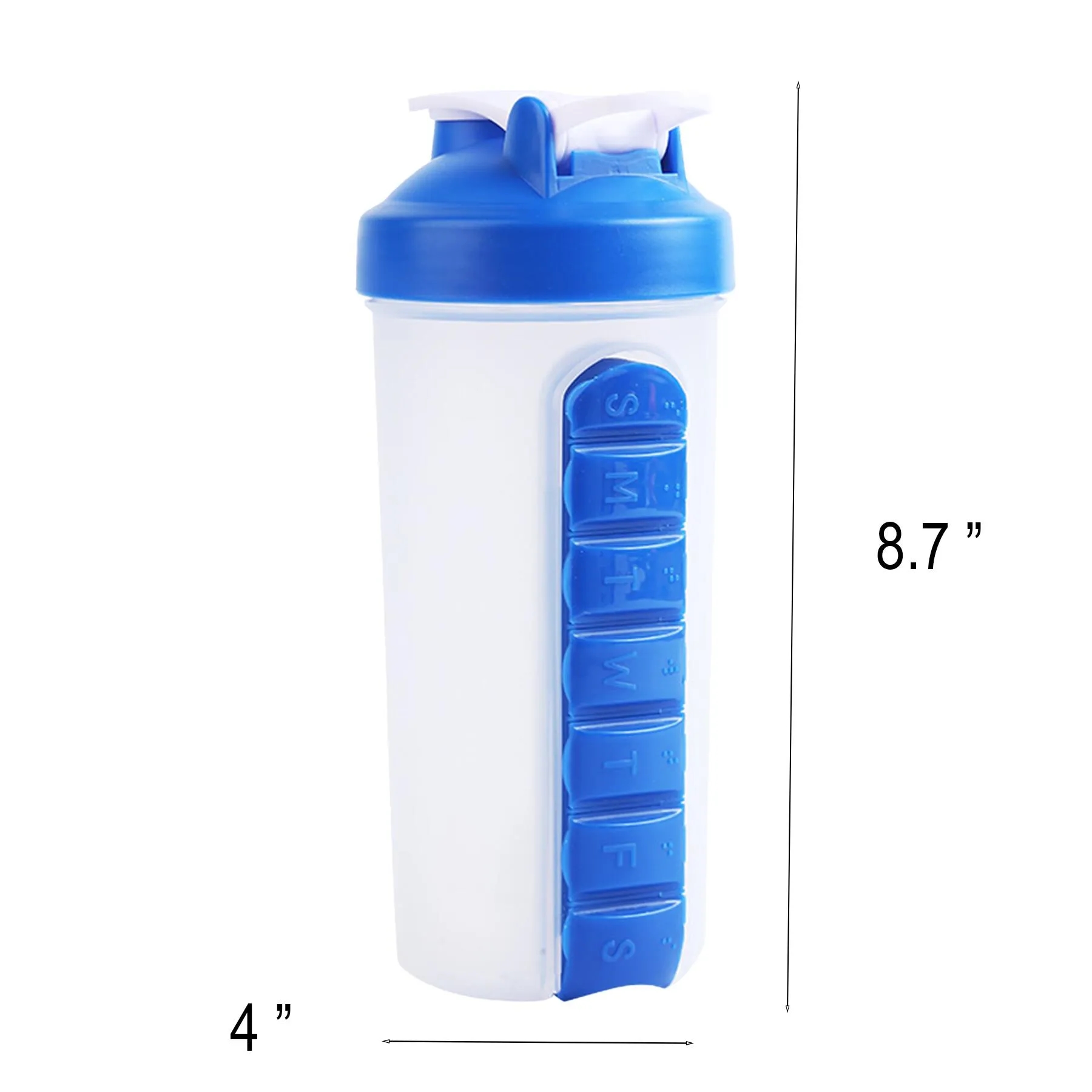 Leakproof Pill Organizer Bottle With Seven Day Storage - Image 2