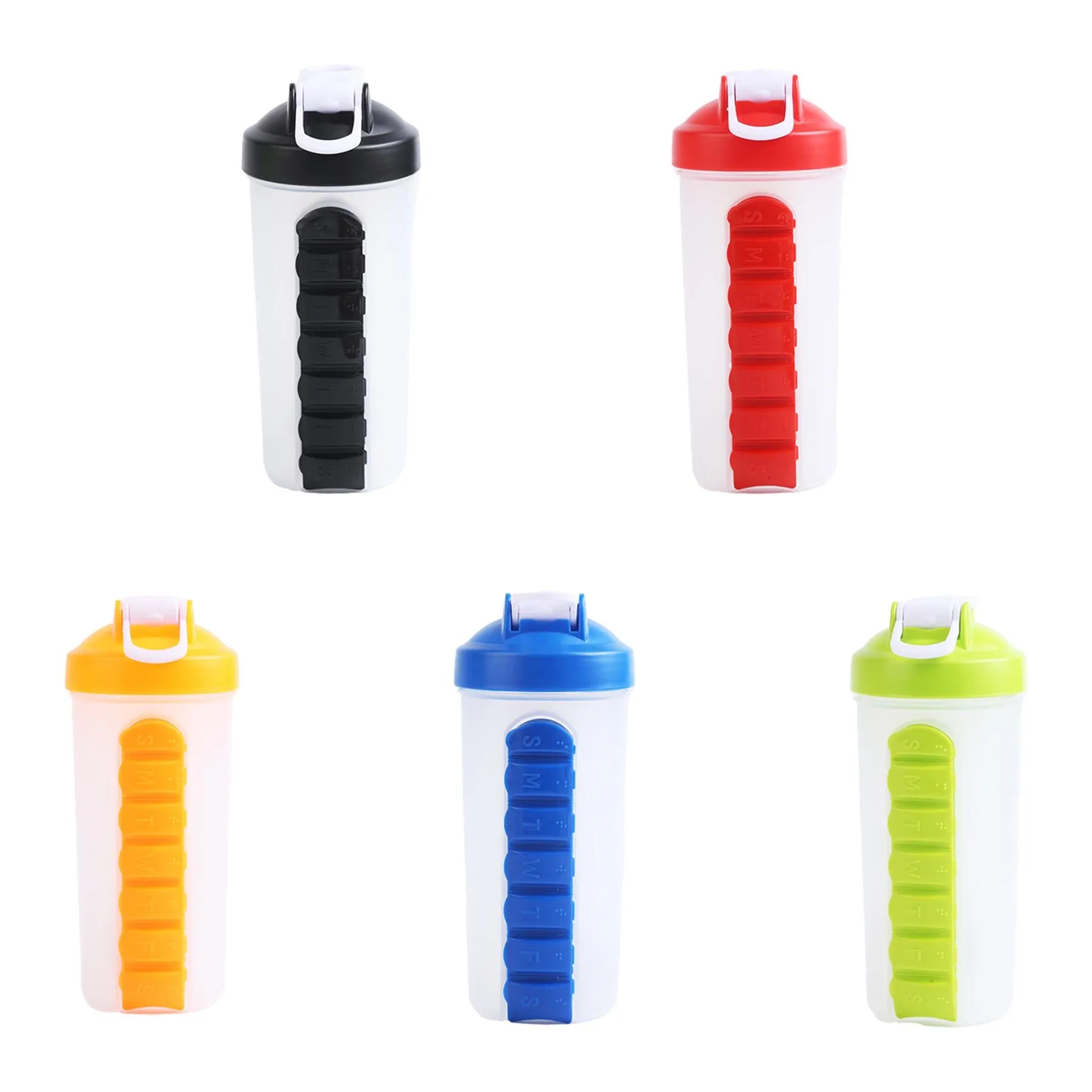 Leakproof Pill Organizer Bottle With Seven Day Storage - Image 3
