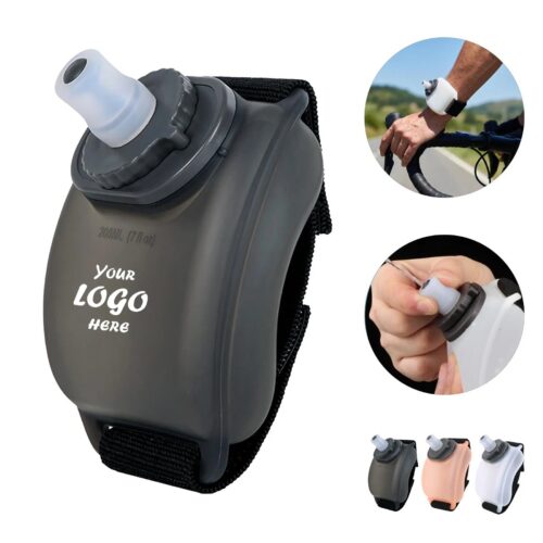 Wrist Strap Sports Water Bottle For Running And Hiking