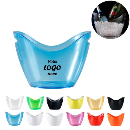 Acrylic Champagne Ice Bucket With Easy Carry Handles