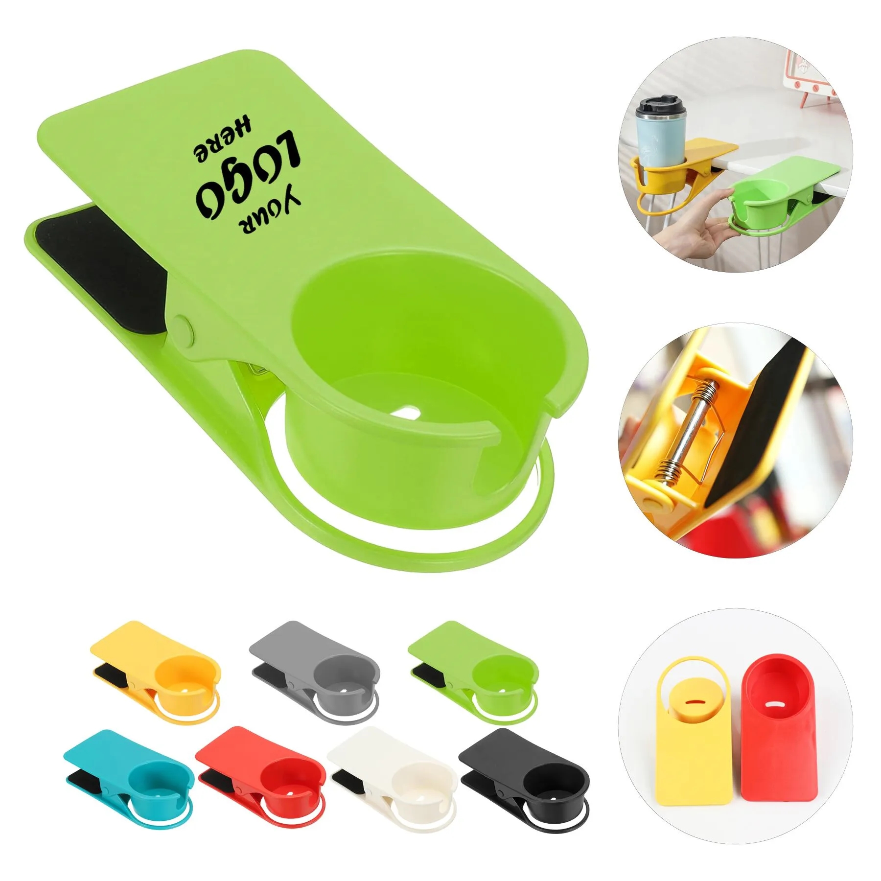Desk Cup Holder Clip For Mugs Phones And Small Items