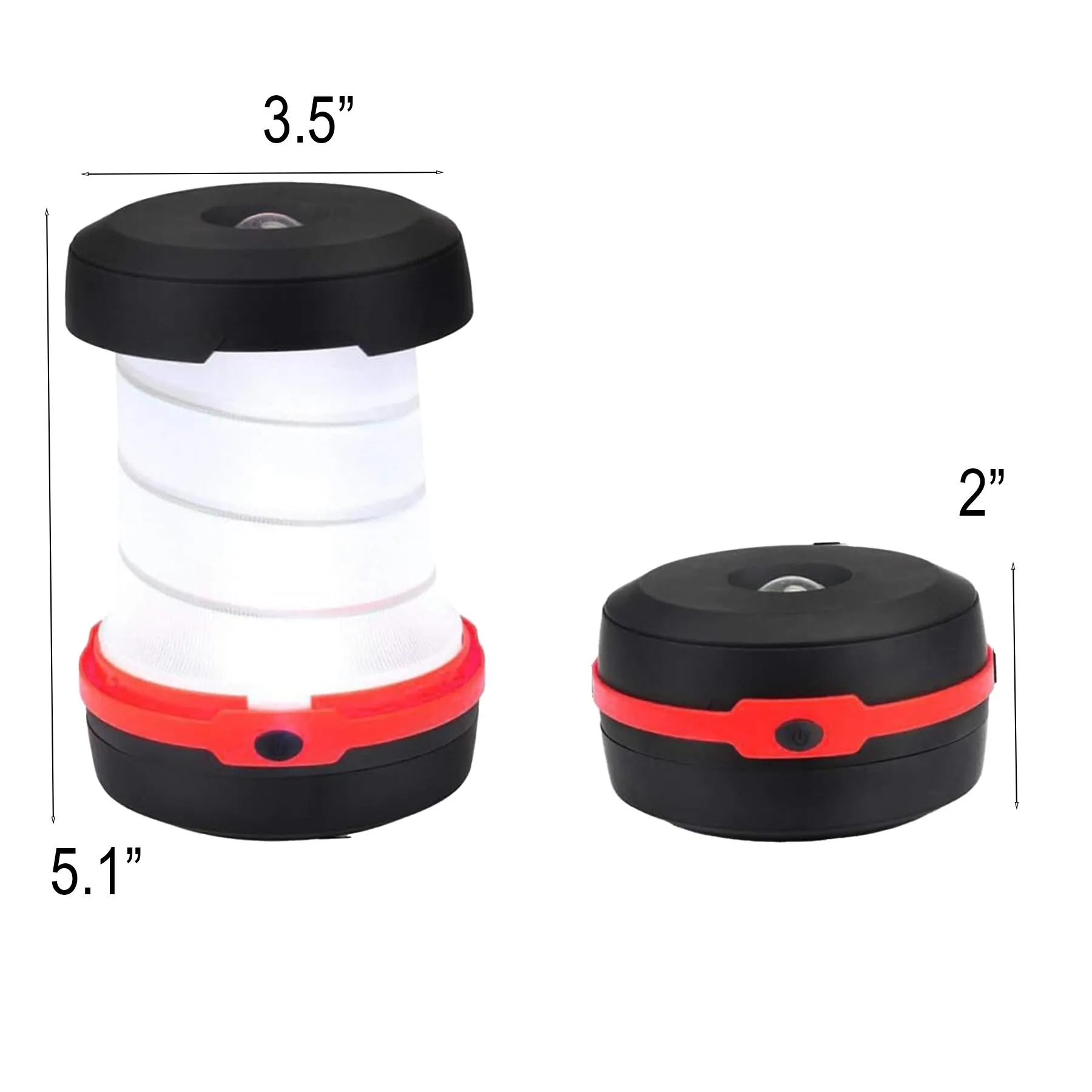 Collapsible LED Camping Lantern Flashlight For Safety - Image 2