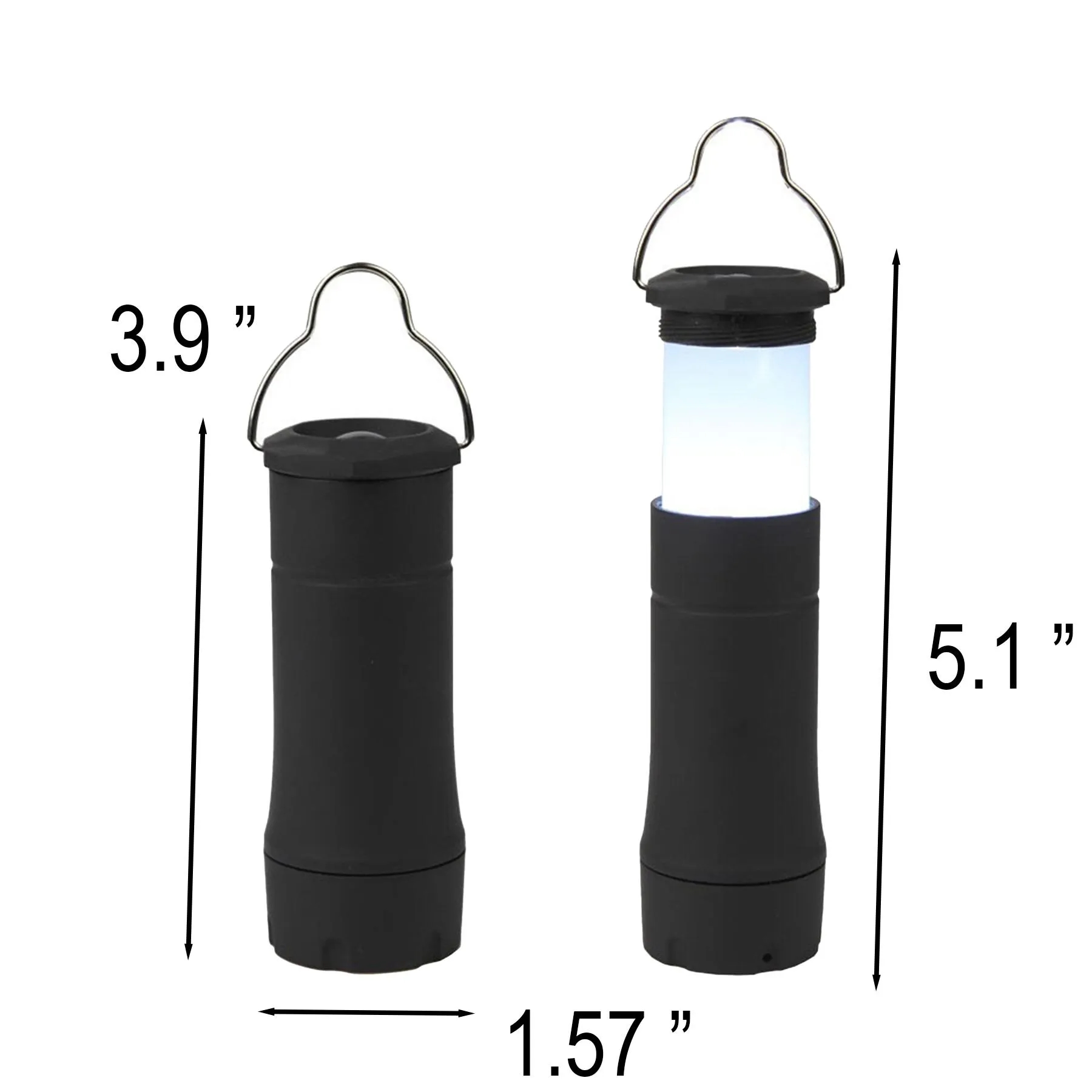 Compact Collapsible LED Camping Lantern Flashlight - Image 2