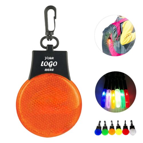 Reflective Triple Mode LED Safety Keychain Light