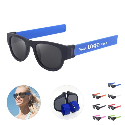 Foldable Silicone Bracelet Sunglasses For Beach Use
