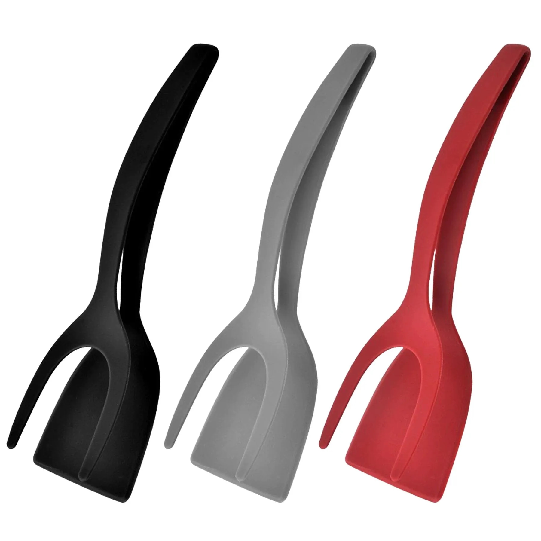 Heat Resistant Silicone Spatula Tong For Daily Cooking - Image 3