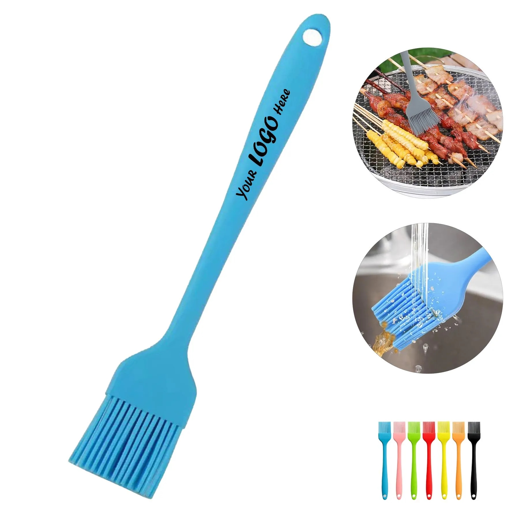 Heat Resistant Silicone Basting Brush For Grilling