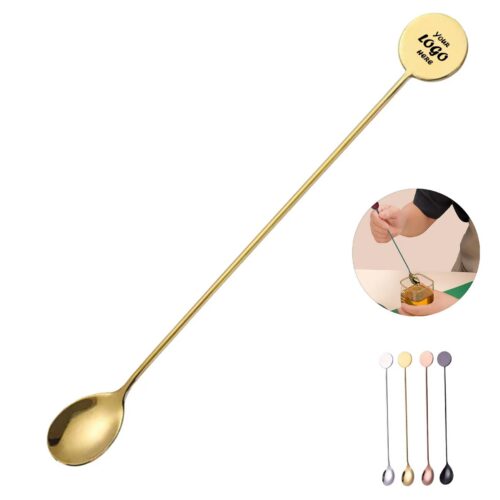 Long Handle Stainless Steel Coffee And Cocktail Spoon