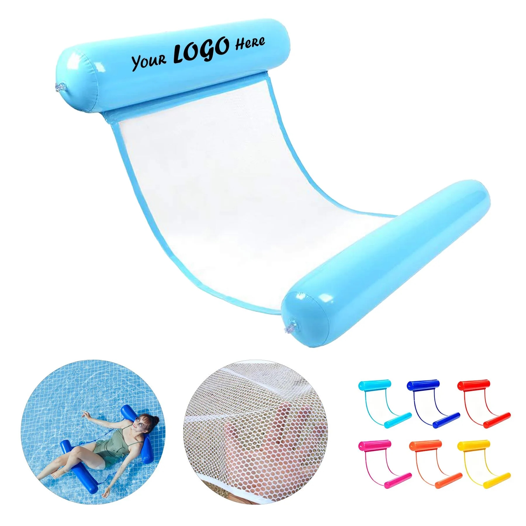 Inflatable Water Hammock Pool Float For Summer Leisure