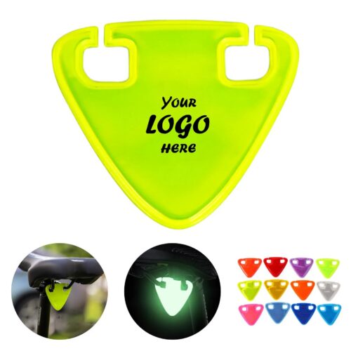 Reflective Triangle Bicycle Safety Tag For Night Rides