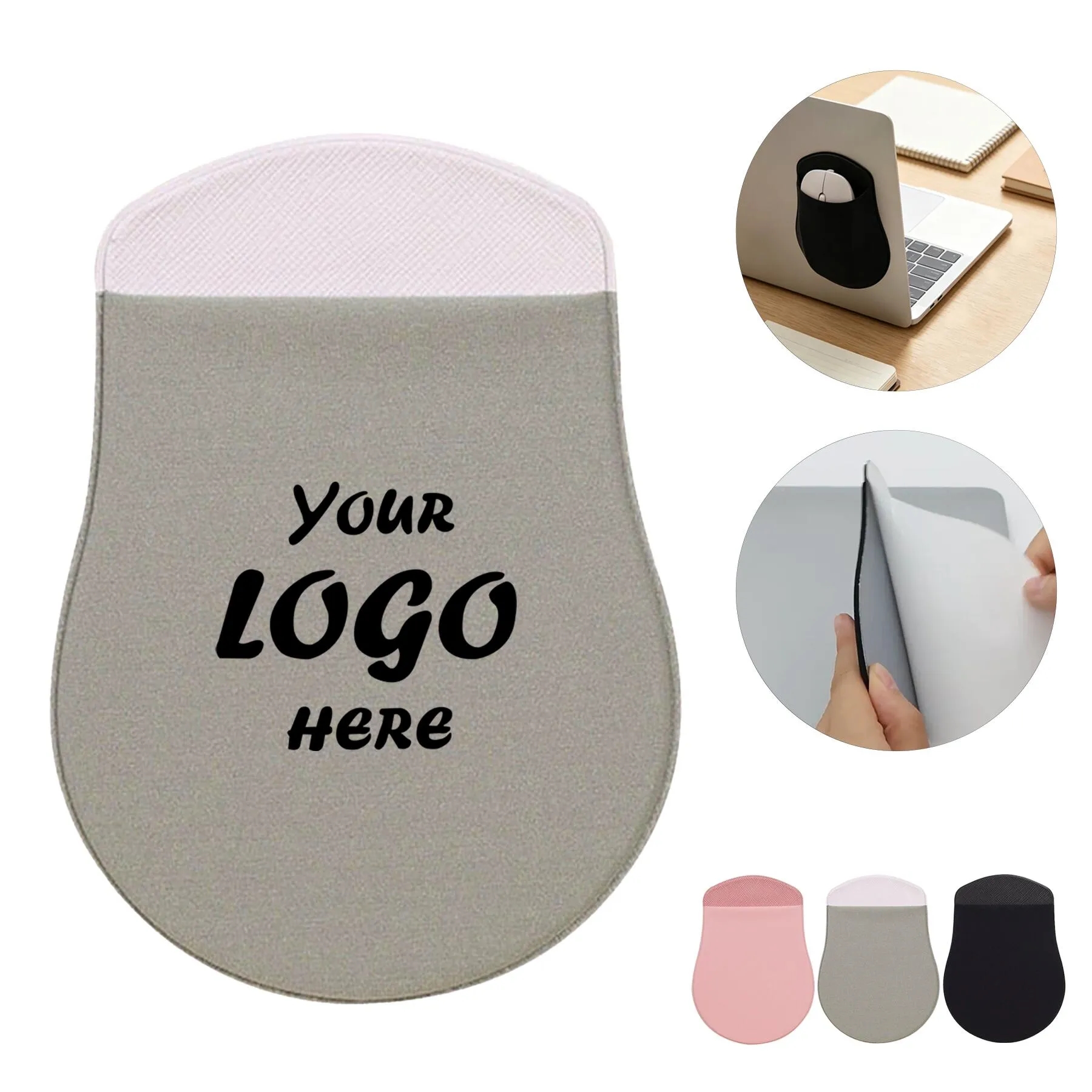 Adhesive Laptop Mouse Pouch Storage Organizer Sleeve
