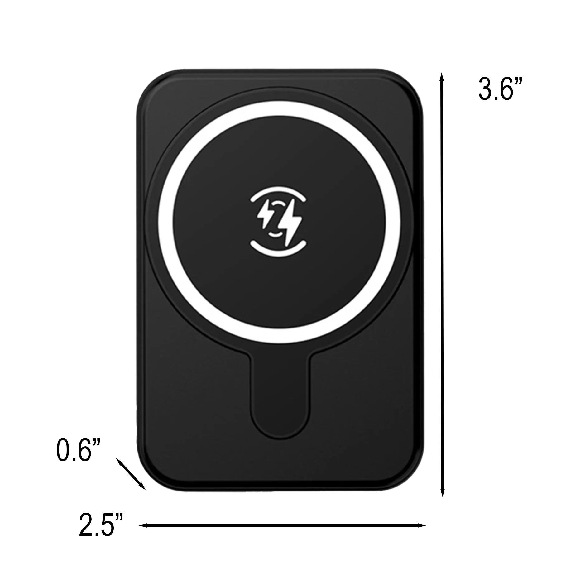 5000mAh Magnetic Wireless Power Bank With LED Display - Image 2