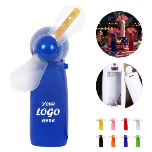 Programmable LED Message Handheld Fan For Summer Events