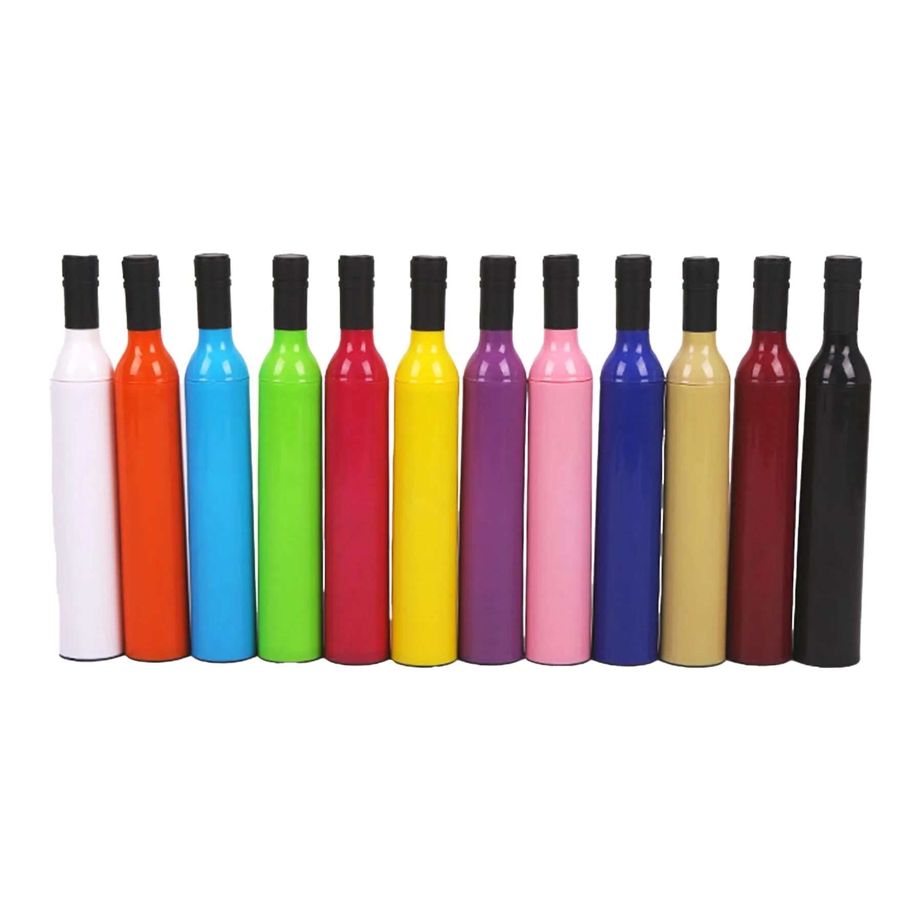 Wine Bottle Case Folding Umbrella For Travel And Gifts - Image 3