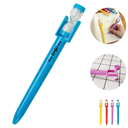 Creative Hourglass Design Plastic Ballpoint Office Pen